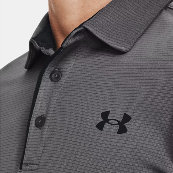 Under Armour Gray Performance Polo Shirt - Picture 1 of 5